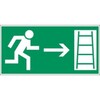 Sign Escape ladder right